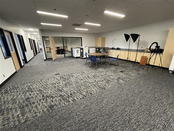 Student Services Space in old office space